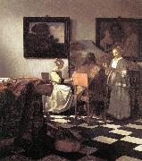 VERMEER VAN DELFT, Jan The Concert e tr oil on canvas